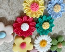 Kjøleskapsmagneter søte blomstermotiv 5pak thumbnail